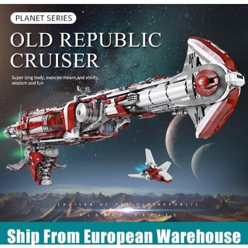 Mould King 21002 Star Toy Wars Compatible MOC 05079 Zenith Old Republic Escort Cruiser Model Building Blocks Kid Christmas Gift