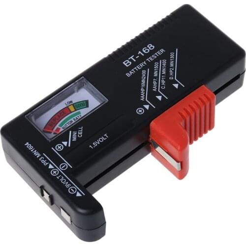 HX6A Universal Battery Tester AA AAA C D 9V Button Cell Checker Volt Tester Checker