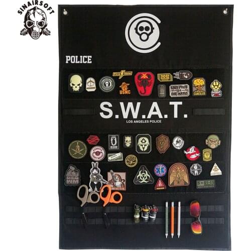 SINAIRSOFT Hook&loop Collection Post Molle System Camouflage Armband Badge Gathering Nylon Fabric EVA Board Militar Hunting