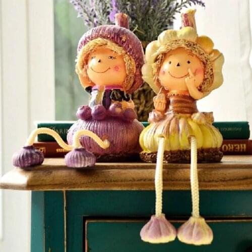 2pcs/set Pastoral Style Creative Wall Hanging Foot Doll Resin Crafts Hanging Leg Doll Home Decoration Birthday Wedding Gifts Toy