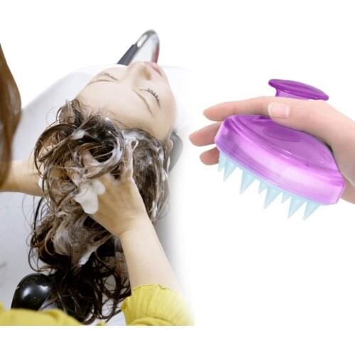 Mini Portable Scalp Massage Comb Magic Hair Brush Soft Silicone Comb Shampoo Brush Comb Massager Health Care