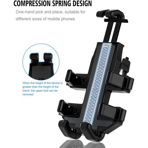 Motorcycle Mobile Phone Motorbike Mount Holder Aluminum Alloy Phone GPS Bracket for Samsung for HUAWEI Smartphone