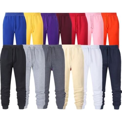 Men Fashion 2020 Joggers Brand Trousers Casual Sweatpants Jogger 13 Color Trackpants Male Fitness Workout Running Sport Pants