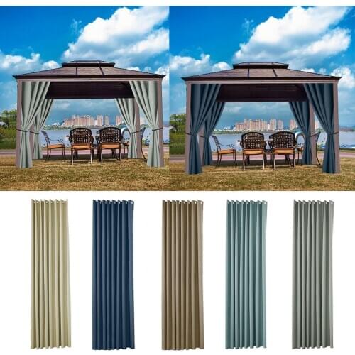 Grommet Window Panels Thermal Insulated Blackout Curtains Room Curtain Panels