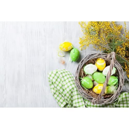 Easter Eggs Basket Photo Background Happy Birthday Photo Studio Backgrounds Fairy Backdrop E190127A91