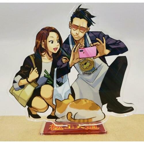 Anime The Way Of The Househusband Gokushufudo Stand Figure Cosplay Acrylic Desktop Decor Model Plate Display Birthday Toy Gifts
