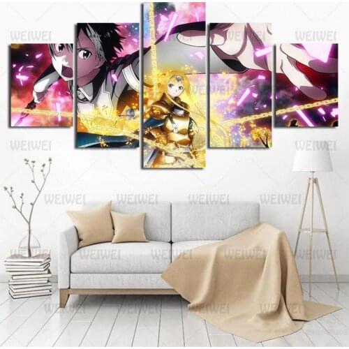 Poster Chains and Blond Hair and Teenage Girl Home Wall Art Decoration Canvas Painting for Bedroom and Living Room Frameless