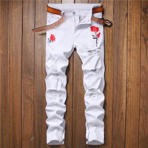 Pqv Alexander Ripped Jeans For Men