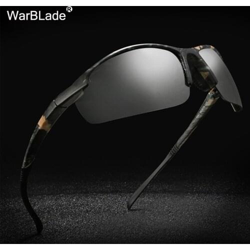 WarBLade Newest HD Polarized Sunglasses Men Luxury Brand Design Driving Sun Glasses UV400 Outdoor Rimeless Eyewear Gafas De Sol
