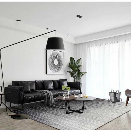 Modern metal floor lamp big floor light living room bedroom big floor lamp E27 Black light metal lighting