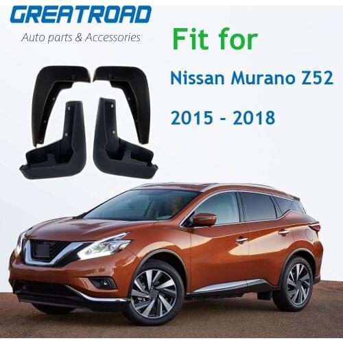 Front Rear Molded Car Mud Flaps For Nissan Murano Z52 2015 2016-2018 Mudflaps Splash Guards Mud Flap Mudguards Fender flares