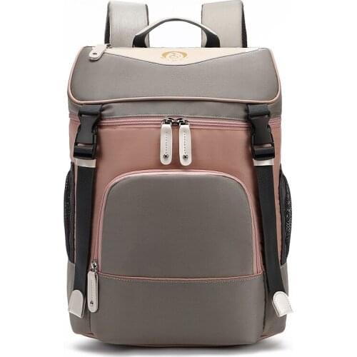 New Fashion Diaper Bags Mummy Baby Care Organizer Bag Waterproof Travel Maternity Patchwork Nursing Backpack