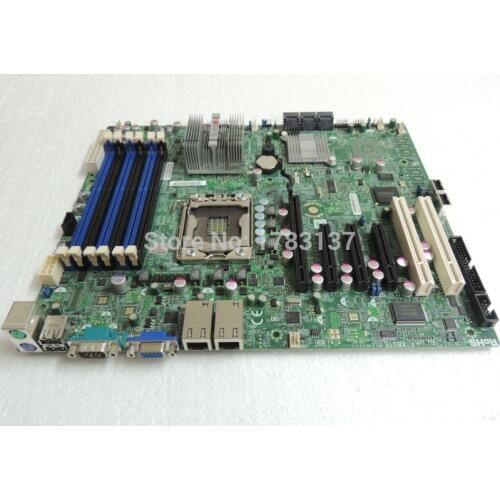 Free shipping X58 LGA 1366 server mainboard for X8STE tested working