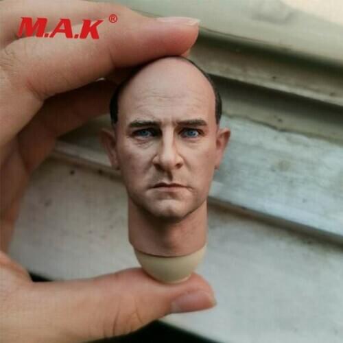 1/6 Male Head Carving The trooper Soldier Figure Head Scupt Model In Stock