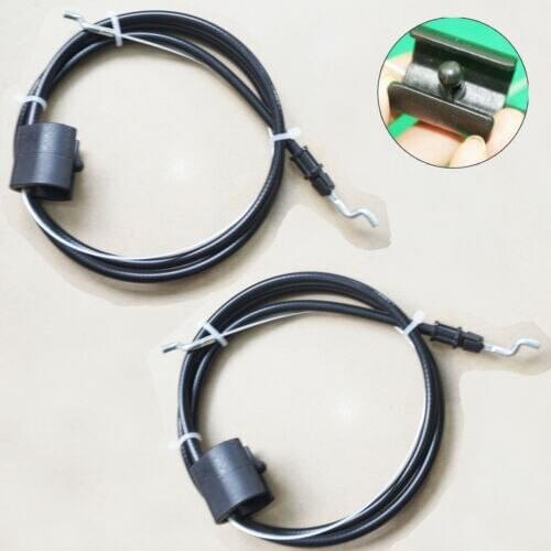2X Fits Most 4 Stroke Trimmer Lawn Mower Lawnmower Throttle Clutch Control Cable