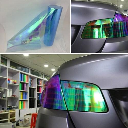 30x60cm Car Styling Headlight Taillight Vinyl Tint Color Changing Film Fog Light Lamp Sticker Car Exterior Accessories