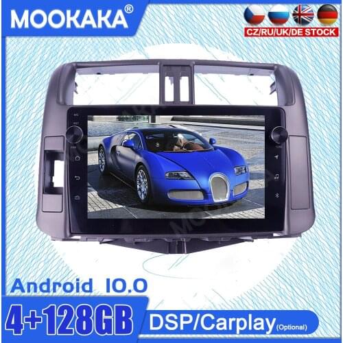 4+128GB Android10 For Toyota Prado 2010-2013 Car GPS Navigation Auto Radio Stereo Video Multimedia Player Carplay HeadUnit Tesla