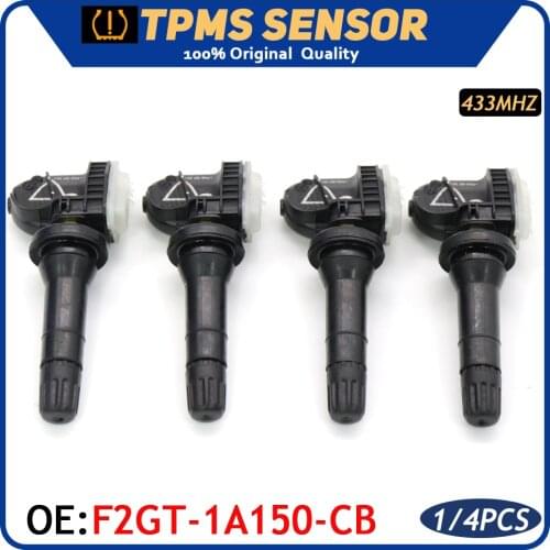 4pcs/lot TPMS Tire Pressure Monitor Sensor F2GT-1A180-CB For Ford Edge Escape Fiesta Galaxy Mondeo Mustang S-Max 433mhz