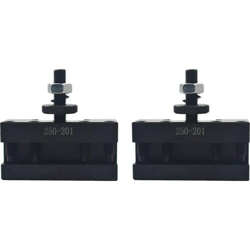 Promotion! 2Pcs 250-201 Quick Change Tool Holder Turning and Facing Tool Holder for Lathe Cutter Cutting Tool Bits