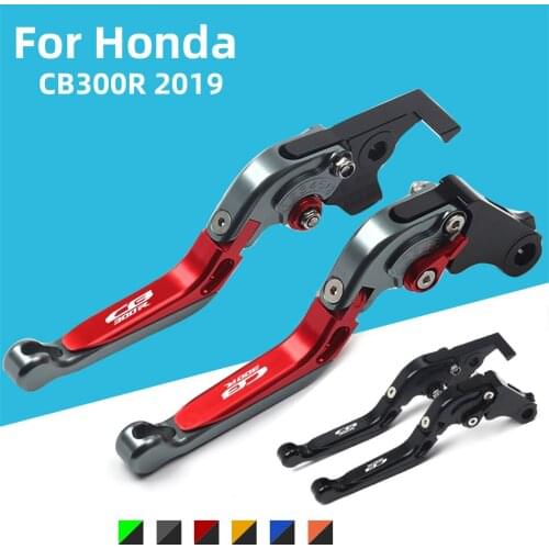 Motorcycle accessories Brake Clutch Levers with Extendable Adjustable Foldable for Honda CB300R 2019