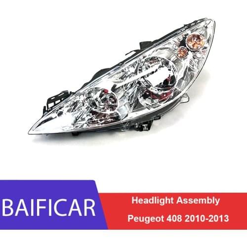 Baificar Brand New Genuine Headlight Assembly Steering Lampshade Headlight Lamp Housing For Peugeot 408 2010-2013