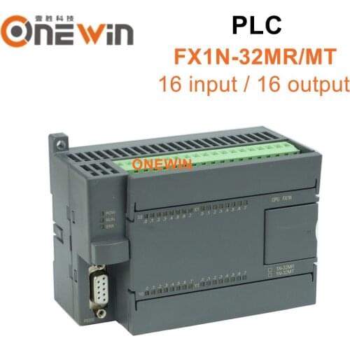 FX1N-32MR FX1N-32MT PLC Industrial Control Board 16 Input 16 Output Transistor Relay Module DC24V With 485 Modbus Rtu