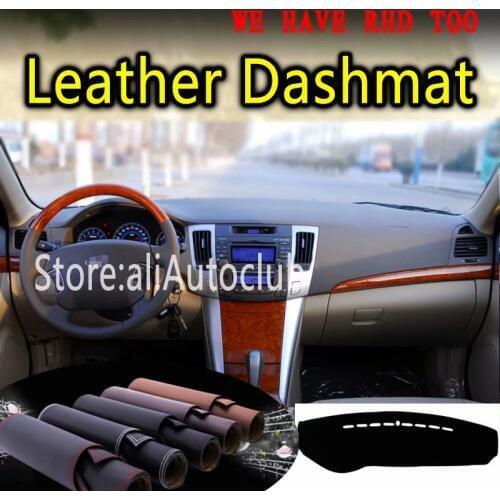 For Hyundai NF Sonata Embera Sonica 2004 2009 Leather Dashmat Dashboard Cover Dash SunShade Carpet Custom Car Styling LHD+RHD
