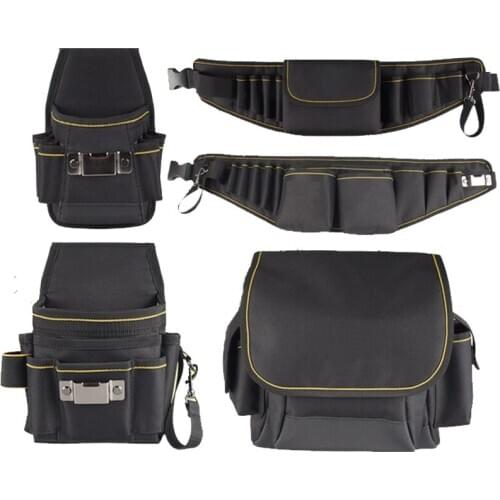 Multifunctional Electrician Waist Bag 600D Oxford Canvas Hardware Home Appliances Hydropower Furniture Tool Repair Bags
