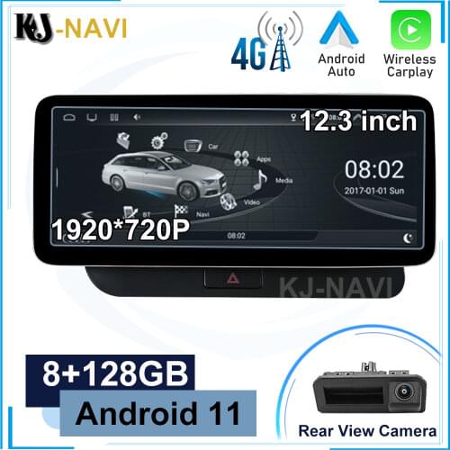 8.8‘’32GB RAM CARPLAY Android 10 Car Stereo Radio Auto Pantalla Multimedia Player GPS Navigation for Audi Q5 2009 -2017