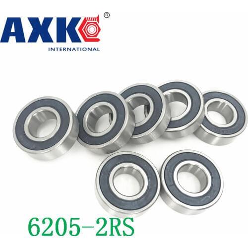 6205rs Bearing Abec-3 (2 Pcs) 25x52x15 Mm Deep Groove 6205-2rs Ball Bearings 6205rz 180205 Rz Rs 6205 2rs Emq Quality