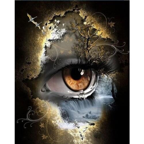 Full Square/round 5D DIY Diamond Painting mysterious eye Diamond Embroidery Sale pictures of Rhinestones Mosaic Home Decor AZ565