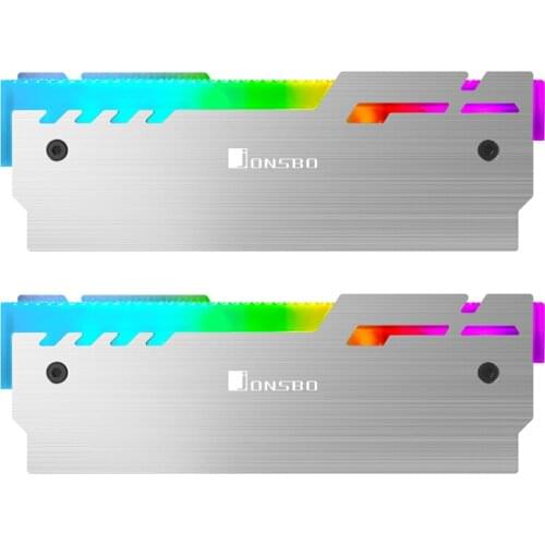 Memory ram Heat sink RGB DDR DDR3 DDR4 Memory Cooling Heatsink Cooler NC-3 2pcs RAM Radiator for Desktop PC Computer Colorful