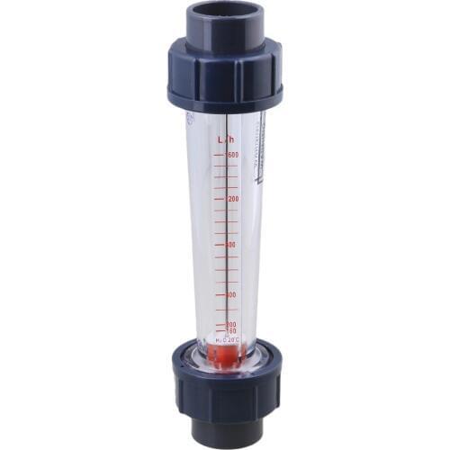 235MM 160-1600L/H LZS-25 Plastic Tube Liquid Water Rotameter Flow Meter
