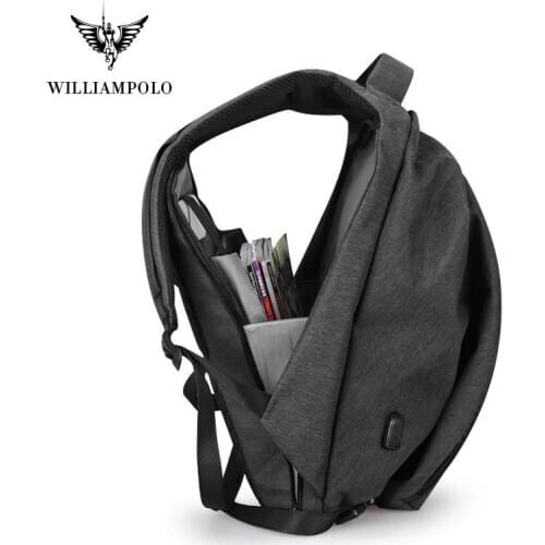 New backpack man outdoor all-weather creative function backpack fashion waterproof 15.6-inch notebook USB charging port Backpack