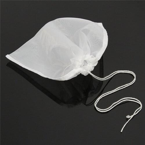 5x 160 mesh nylon filter filter bag nut milk flower tea brewing food filter house household wine beer making bar tools