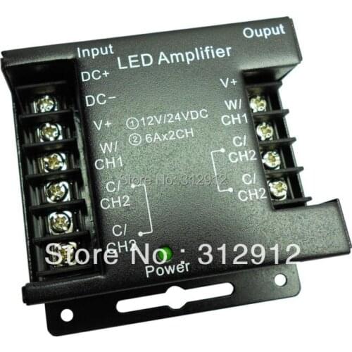 LED color temperature adjustable power amplifier,6A*2Channel output