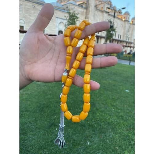 Tasbih Ottoman Faturan German Tesbih Amber Sandalous Misbaha Rosary Free Shipping
