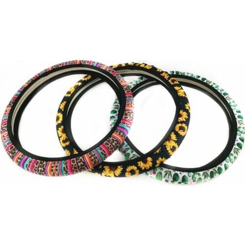 Automobile Four Seasons Universal Steering Wheel Cover Car Interior Accessory