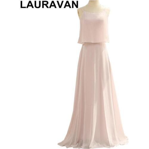 Pretty short fantasy light pink plus size bridesmaid gowns spaghetti straps a line party fashion dress dresses for women