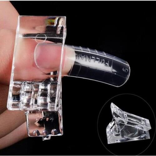10Pcs Manicure Clip Waterproof Sturdy Plastic Practical Nail Shaping Clip for Nails Salon