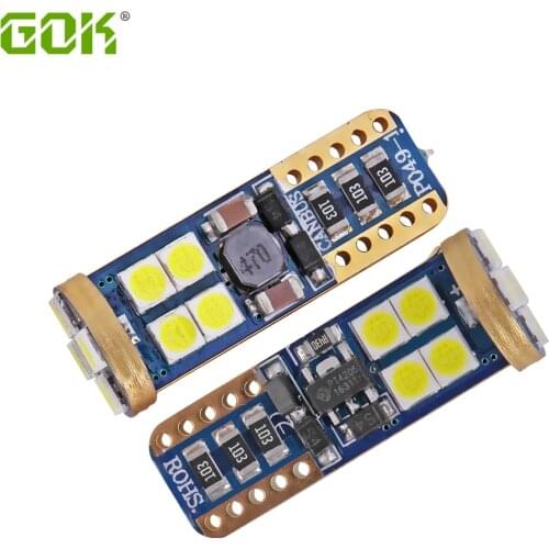 4pcs High quality T10 CANBUS 12SMD 3030 LED White Car Side Tail Light Bulb Signal light Error Free w5w 194 168 led Interior