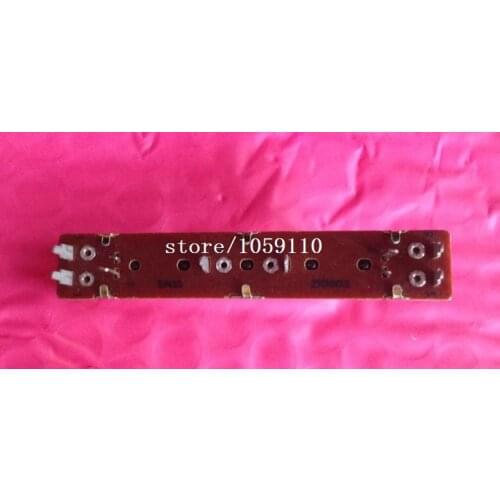 7.3cm slide fader duplex potentiometer with midpoint tap W250K