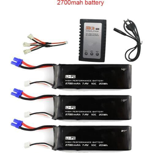 Hubsan H501C H501S X4 7.4V 2700mAh lipo battery 10C 20WH battery For RC Quadcopter Drone Parts