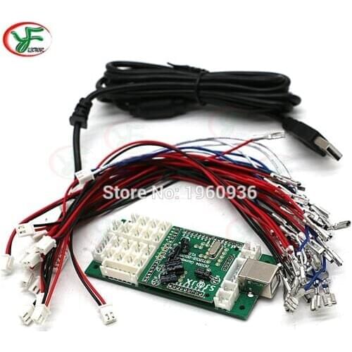 Arcade joystick PC XBOX360 Encoder Arcade game controller joystick button PCB board With Cable