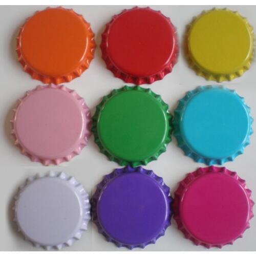Free Shipping Crown Cap Tinplate Bottle Caps for jewelry Metal Bottlecaps 8 colors can be choose 2000 pcs/Lot