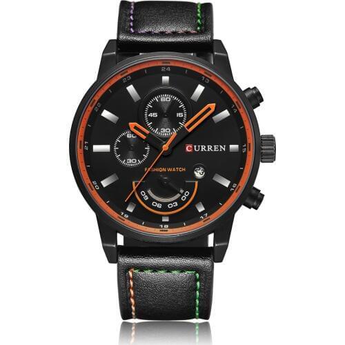 Dance Jockey Men's Watch With Leather Strap