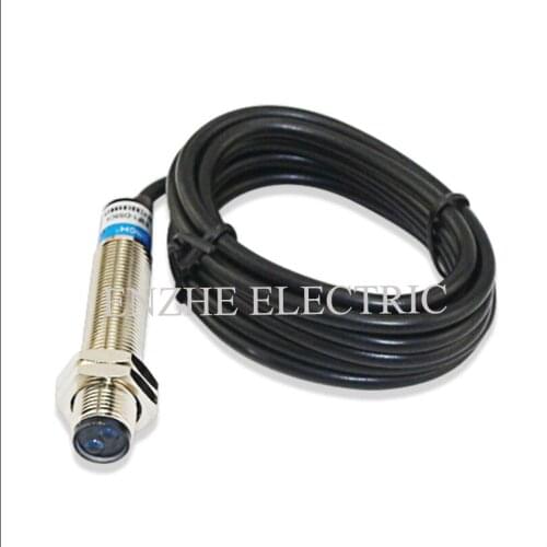 Column photoelectric switch sensor E3F1-DS5 DC diffuse type NPN/PNP NO/NC DC three-wire M12 DC12~24V(6~36V) Line length 1.2M