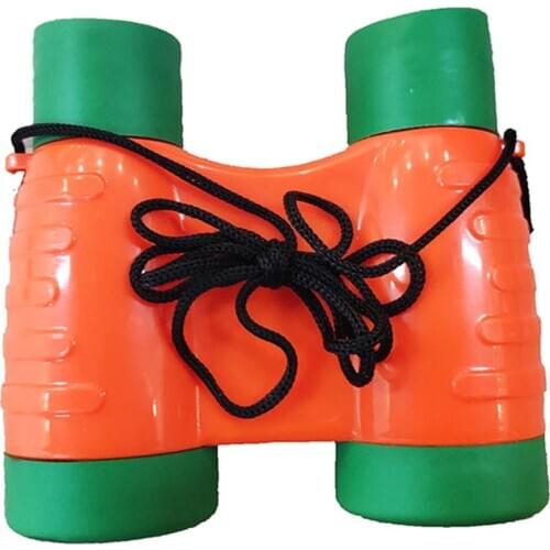 Kids Binoculars With Compass Anti-slip 3 X Magnification RF-A064 Telescope For Pretend Play Jungle Forest Mountain Exploration