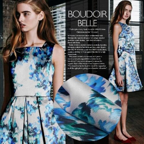 Art Fan temperament imitation double Palace fabric wholesale high quality cotton cloth