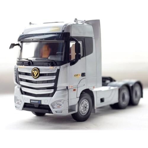 Diecast 1:24 Scale Foton Original Auman Alloy Tractor Truck Model Toy Decoration Souvenir Adult Collection Gift Display Ornament